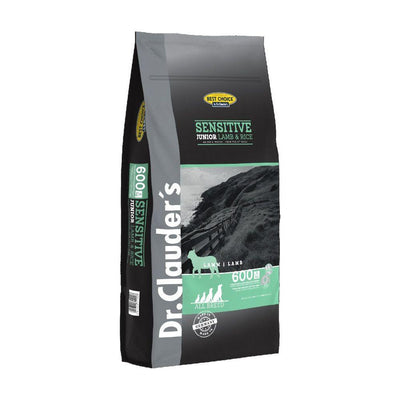12,5kg Hvalpefoder med Lam og Ris | Glutenfri Hundefoder | Dr.Clauder's Tørfoder