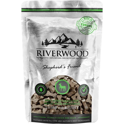 Godbidder Til Hvalpe fra Riverwood tilbyder både semi moist og større stykker der passer til din hvalp og gør træning sjov.