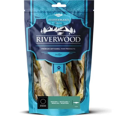 Tørret fisk til hund | Blåhvilling | 250g | Riverwood Tyggeben