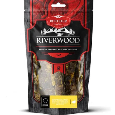 Tyggeben til hunde | Andehals | 200g | Riverwood Tyggeben
