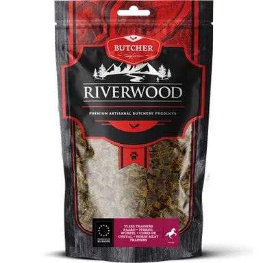 Allergi godbidder hund | 150g Hest  | Riverwood Hundegodbidder KORT HOLDBARHED 24-07-2026