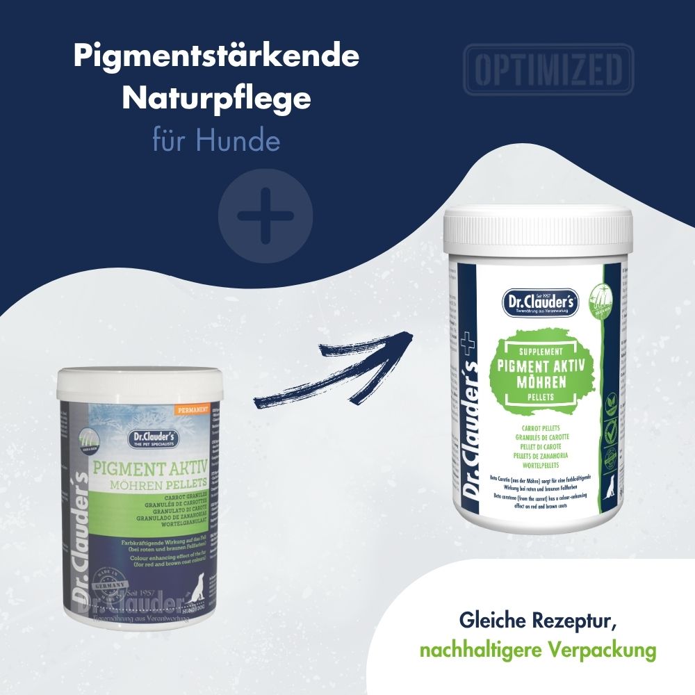 Dr.Clauder's Pigment Aktiv Gulerodspellets 600g bagside