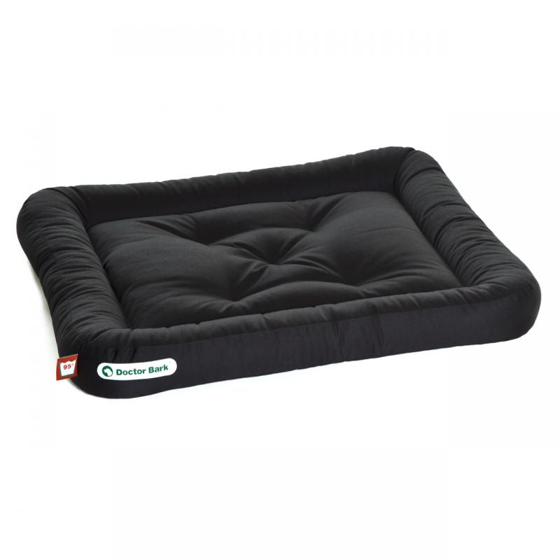 Vaskbar 95°C | S-XXL Ortopædisk Hundepude Hypoallergenic i Sort | Dr. Bark