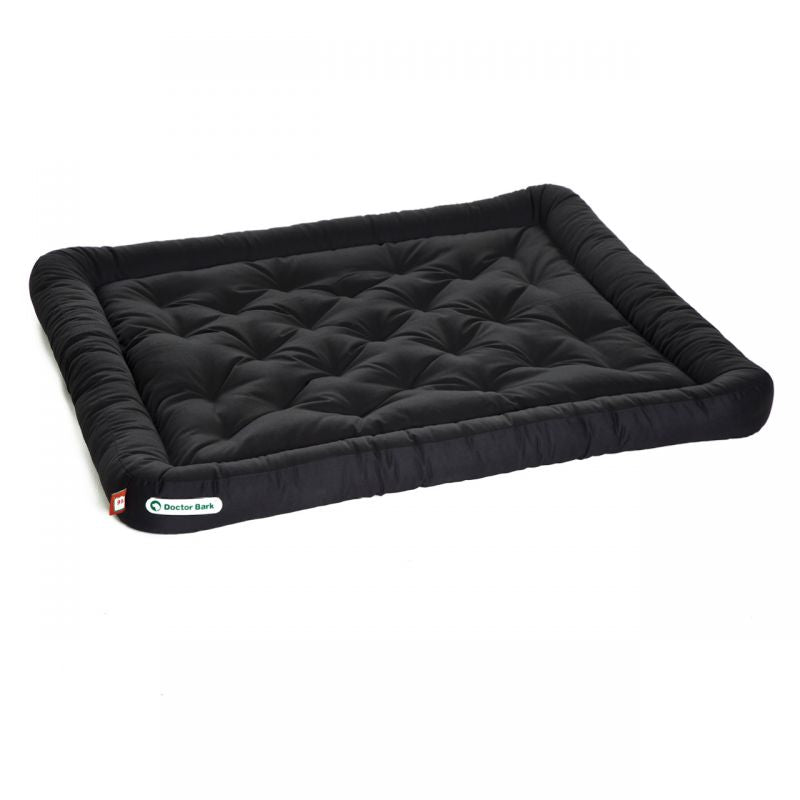 Vaskbar 95°C | S-XXL Ortopædisk Hundepude Hypoallergenic i Sort | Dr. Bark
