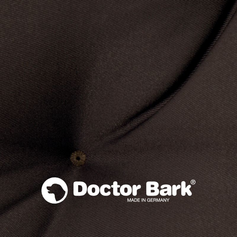 Vaskbar 95°C | S-XXL Ortopædisk Hundepude Hypoallergenic i Brun | Dr. Bark