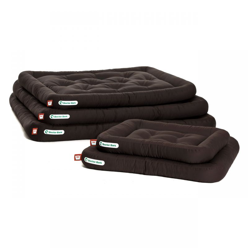 Vaskbar 95°C | S-XXL Ortopædisk Hundepude Hypoallergenic i Brun | Dr. Bark