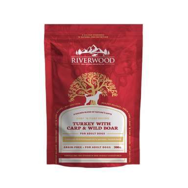 Riverwood vådfoder | Surf 'n Turf Kalkun med Vildsvin & Karpe | 300 g