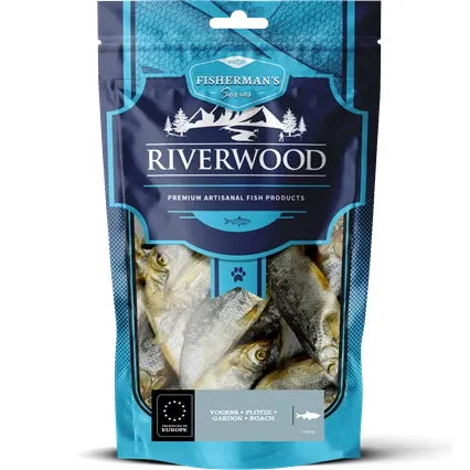 Tørret fisk til hund | Roach | 150 gr. | Riverwood Tyggeben