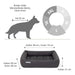 DOCTOR BARK Ortopædisk Hundeseng Hypoallergenic | Grå