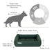 DOCTOR BARK Ortopædisk Hundeseng Hypoallergenic | Grøn