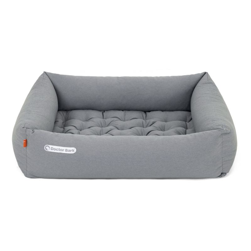 DOCTOR BARK Ortopædisk Hundeseng Hypoallergenic | Lysegrå