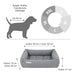 DOCTOR BARK Ortopædisk Hundeseng Hypoallergenic | Lysegrå