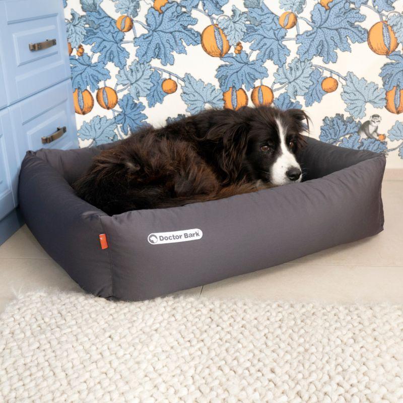 DOCTOR BARK Ortopædisk Hundeseng Hypoallergenic | Grå
