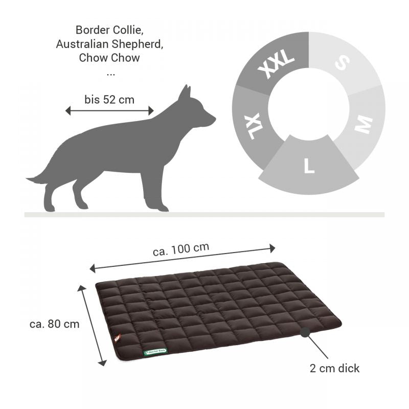 DOCTOR BARK Hundetæppe Hypoallergenic | Brun