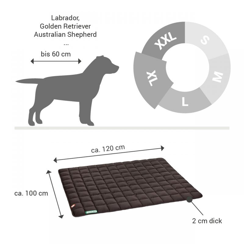 DOCTOR BARK Hundetæppe Hypoallergenic | Brun