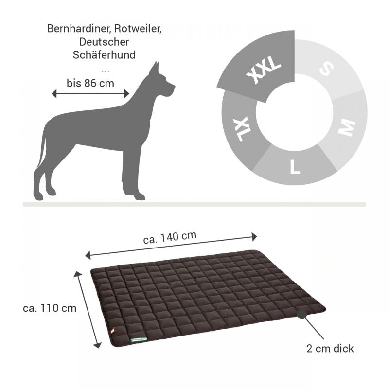 DOCTOR BARK Hundetæppe Hypoallergenic | Brun
