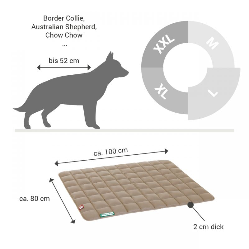 DOCTOR BARK Hundetæppe Hypoallergenic | Gyldenbrun