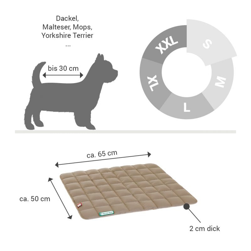 DOCTOR BARK Hundetæppe Hypoallergenic | Gyldenbrun