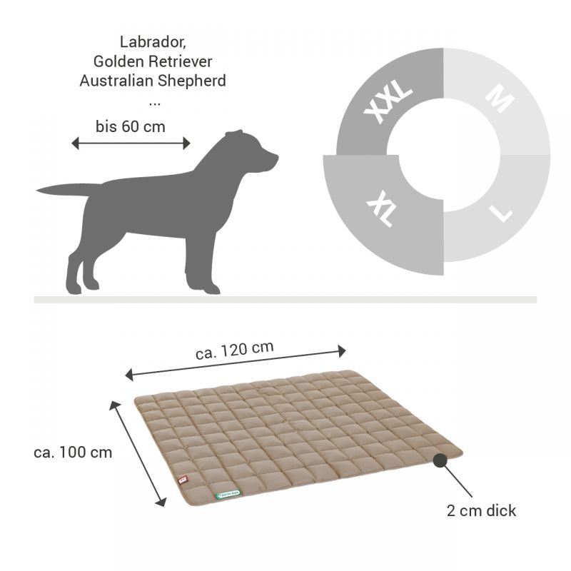 DOCTOR BARK Hundetæppe Hypoallergenic | Gyldenbrun