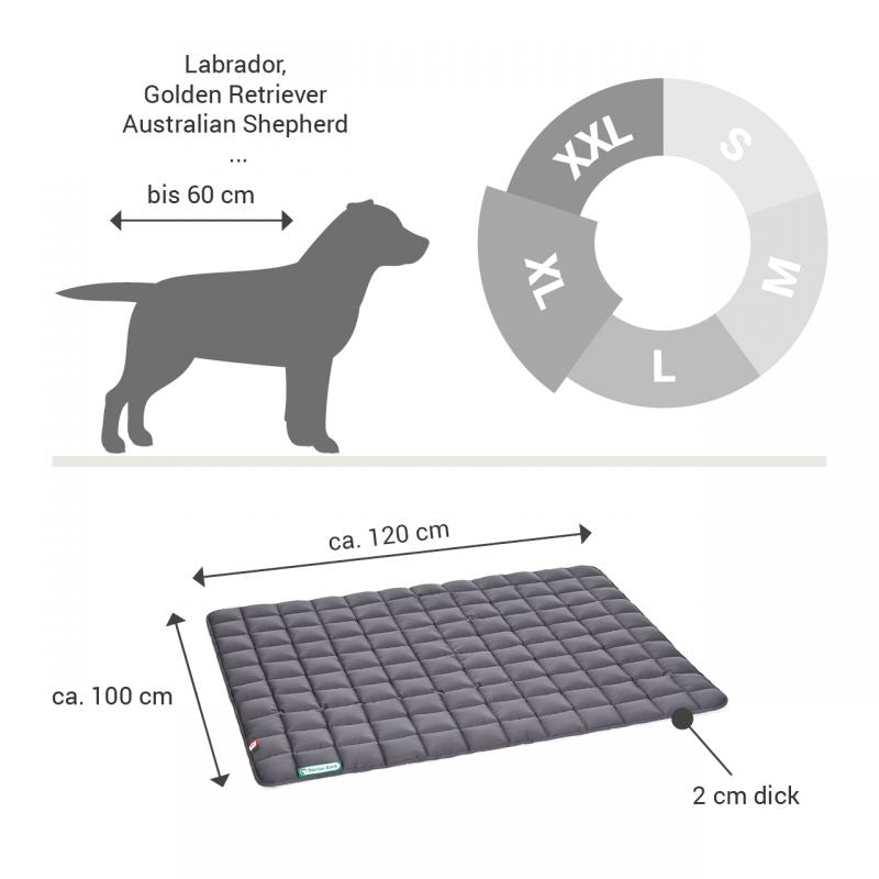 DOCTOR BARK Hundetæppe Hypoallergenic | Grå