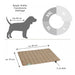 DOCTOR BARK Hundetæppe Hypoallergenic | Vendbar Karamel / Mosgrøn