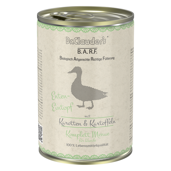 And Gryderet | BARF Hundefoder | Komplet Menu
