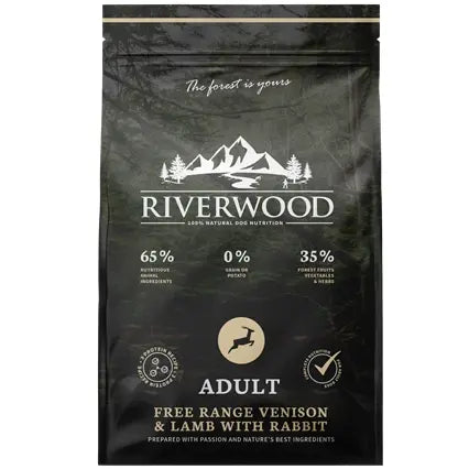 Kornfrit Senior Hundefoder Light | + Glucosamin | Vildt, Lam & Kanin | Tørfoder til Hunde