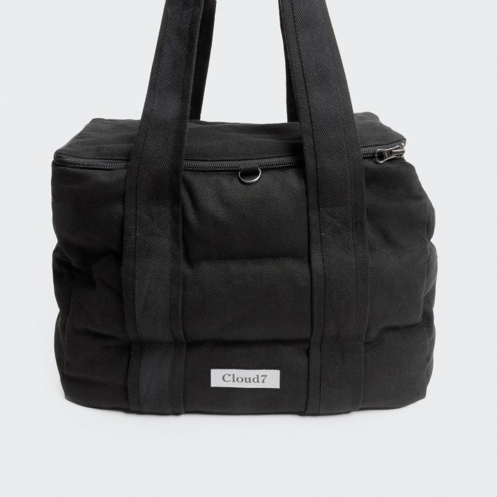 Cloud 7 Hundetaske  Bergamo Canvas Black str M